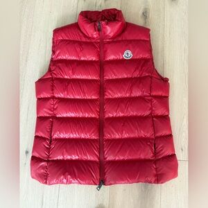 Moncler Red Ghany Down Vest